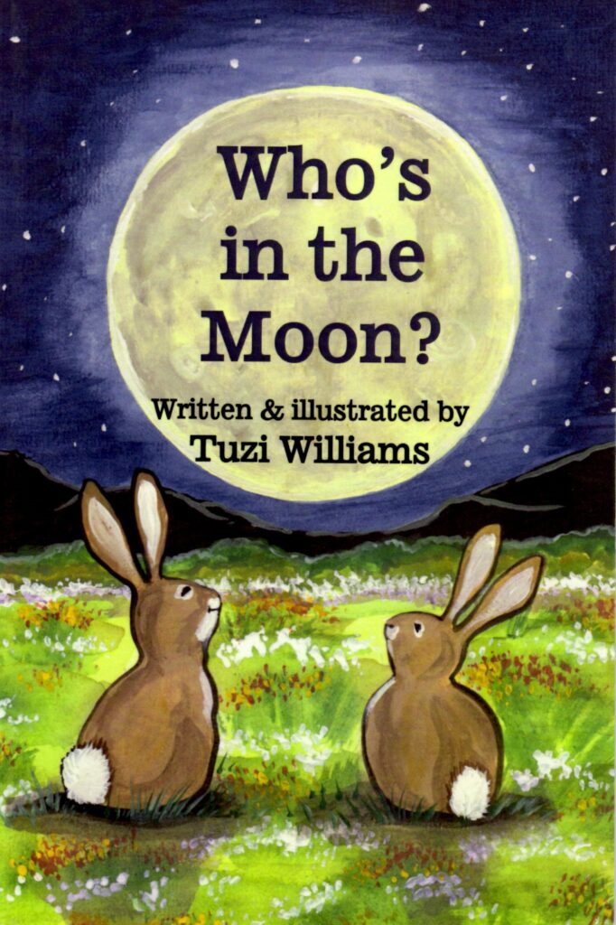 "who's in the moon?", rabbit, animal, friendship, counting book, picture book